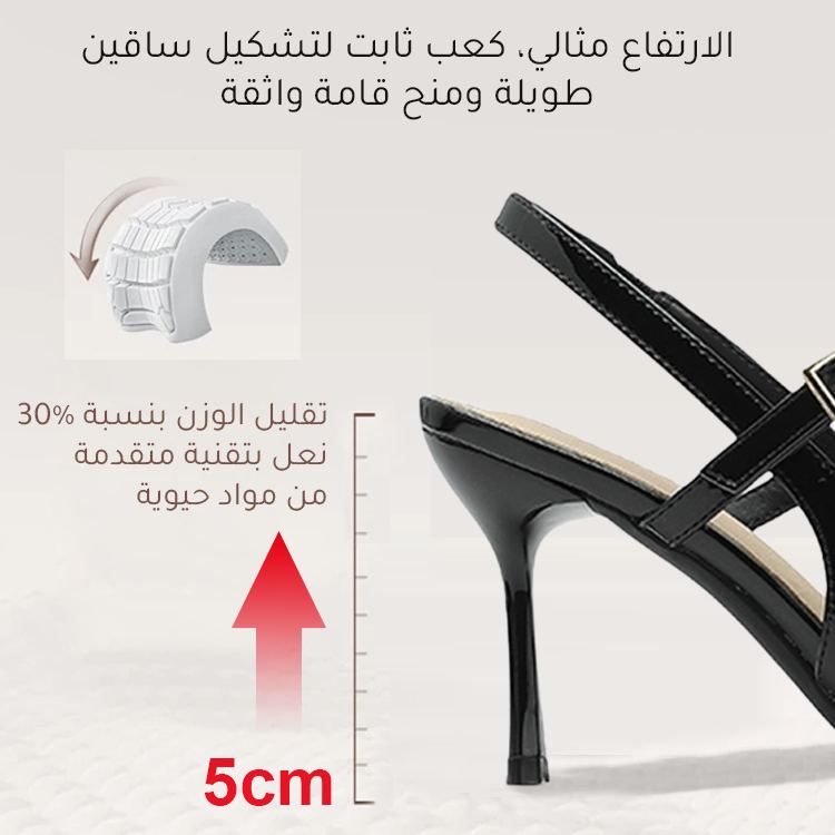 Healthy-foot أحذية نسائية أنيقة بكعب فرنسي مدبب، كعب بارتفاع 5 سم، يطيل القامة ويجعل الساقين تبدو أنحف، مثالية للمكتب أو الحفلات-healthy-foot