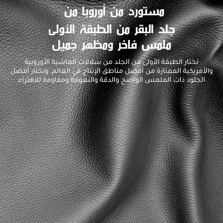 Healthy-foot حذاء نسائي بكعب عالٍ من الجلد الطبيعي ذو مقدمة مستديرة، مع إغلاق فيلكرو لسهولة الارتداء والخلع، كعب 5.5 سم، أنيق ومريح-healthy-foot