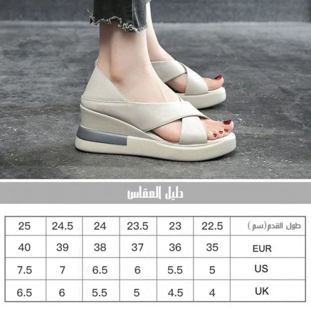 Healthy-foot صندل نسائي أنيق مفتوح من الأمام بكعب 7 سم، بسيط وأنيق ومريح؛ سهل التنظيف بمسحة بسيطة-healthy-foot