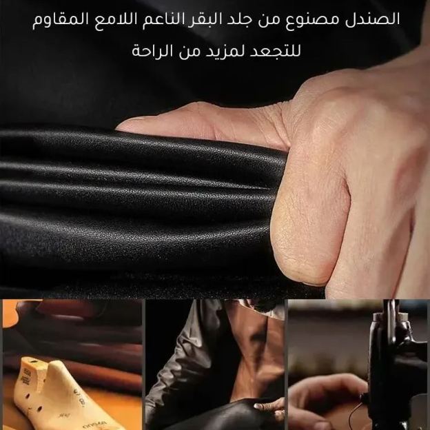 Healthy-foot حذاء نسائي بكعب مربع وكعب مكشوف، بارتفاع 7 سم، مزود بإبزيم مربع ذهبي، مناسب للارتداء اليومي-healthy-foot