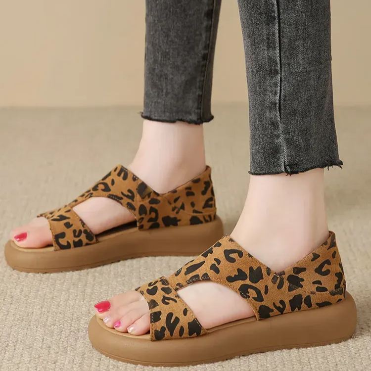 Healthy-foot صندل روماني نسائي جديد، نعل ناعم، تخميد ممتاز، تهوية جيدة، يساعد في تصحيح المشي، مناسب للارتداء مع الفساتين والسراويل اليومية-healthy-foot