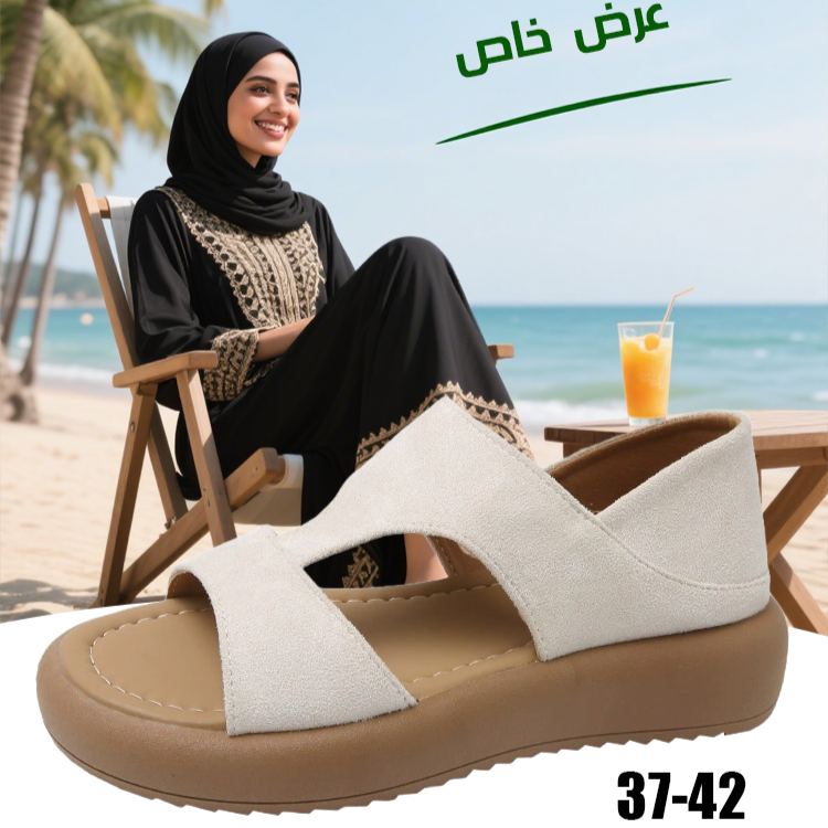 Healthy-foot صندل روماني نسائي جديد، نعل ناعم، تخميد ممتاز، تهوية جيدة، يساعد في تصحيح المشي، مناسب للارتداء مع الفساتين والسراويل اليومية-healthy-foot