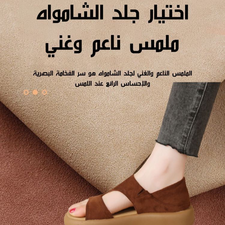 Healthy-foot صندل روماني نسائي جديد، نعل ناعم، تخميد ممتاز، تهوية جيدة، يساعد في تصحيح المشي، مناسب للارتداء مع الفساتين والسراويل اليومية-healthy-foot