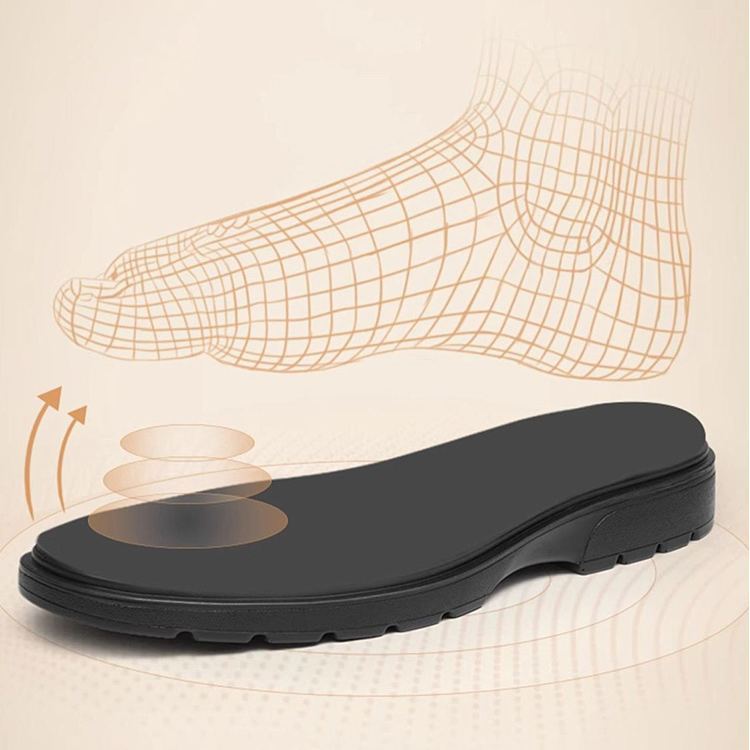 Healthy-foot  حذاء كعب للسيدات بتصميم كلاسيكي مضاد للانزلاق، ارتفاع الكعب 5 سم، مثالي للأمهات، يوفر أداءً ممتازًا ضد الانزلاق-healthy-foot