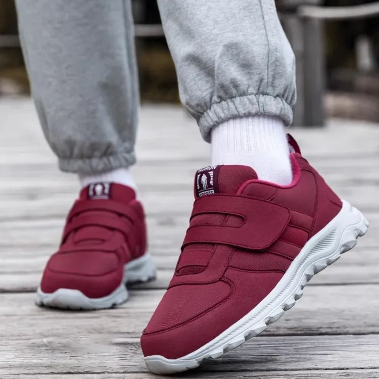 Healthy-foot   حذاء مريح للراحة للمسنين، نعل مضاد للانزلاق يجعل المشي أكثر استقرارًا، يمكن ضبط مساحة داخلية مريحة، المشي آمن وسهل دون إجهاد-healthy-foot