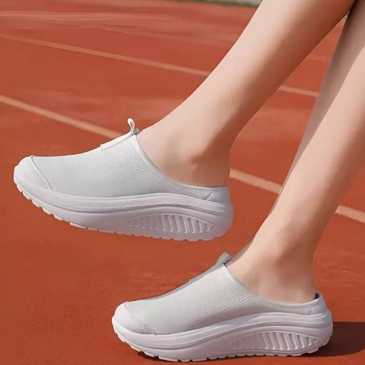 Healthy-foot   نعال واسعة، بقاعدة سميكة، وقابلة للتنفس، خفيفة الوزن، سهلة الارتداء والخلع، مثالية للمسنين-healthy-foot