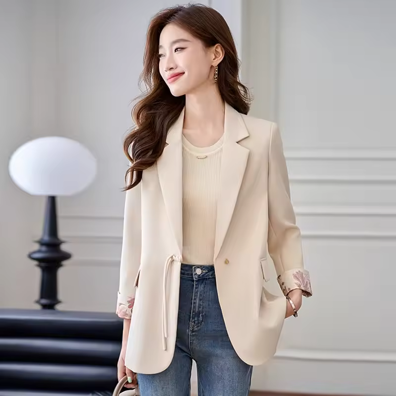 2025春服新作婦人スーツコート婦人春秋
