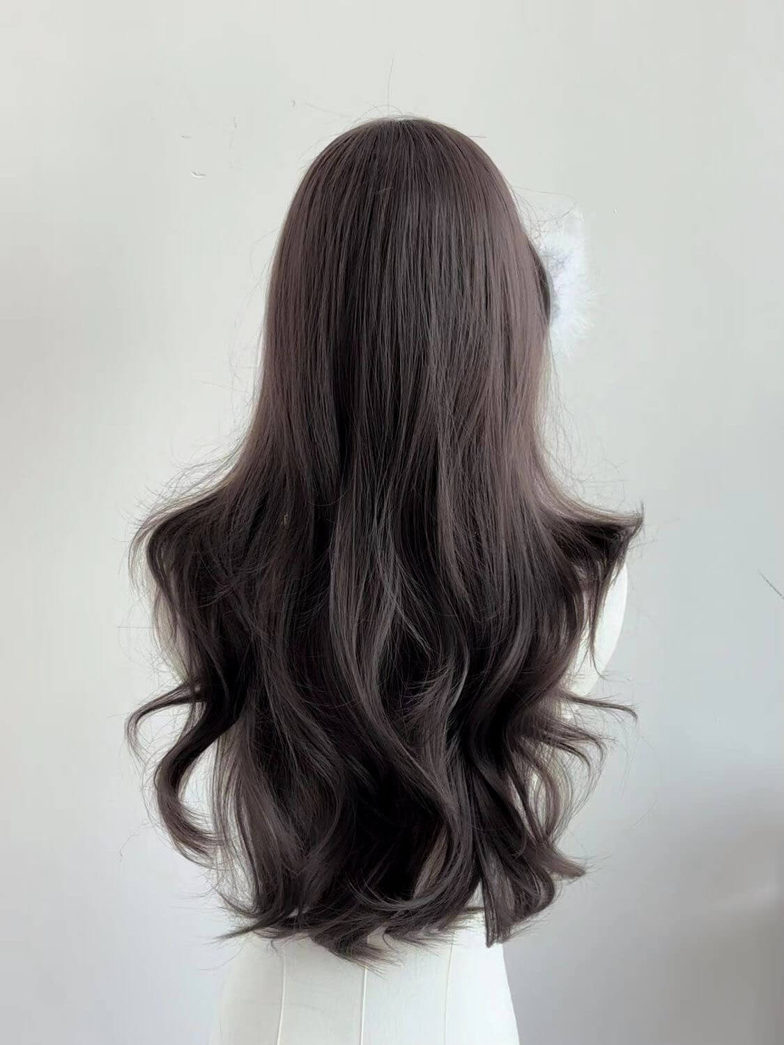 Heartbeat ❤ Middle-Part Long Curly Wig – Face-Framing Design, Natural & Breathable, Full Cap, 65–75cm