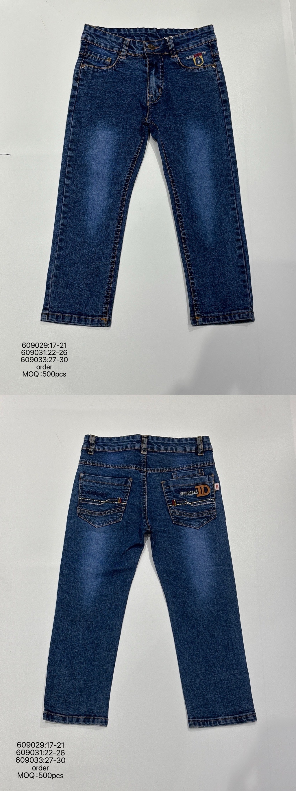 B155 609 牛仔裤 
B155 609 denim jeans
订单 order