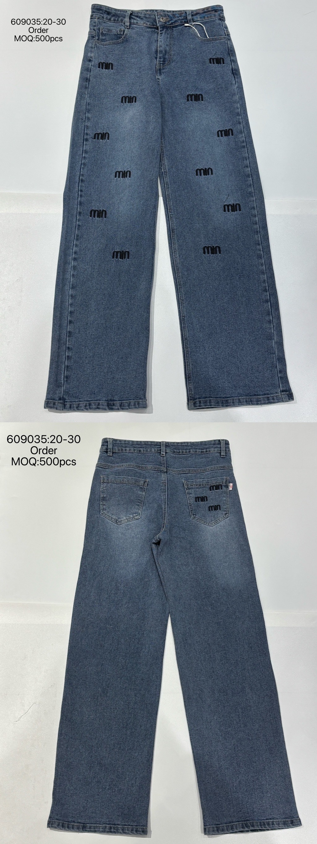 B155 609 牛仔裤 
B155 609 denim jeans
订单 order