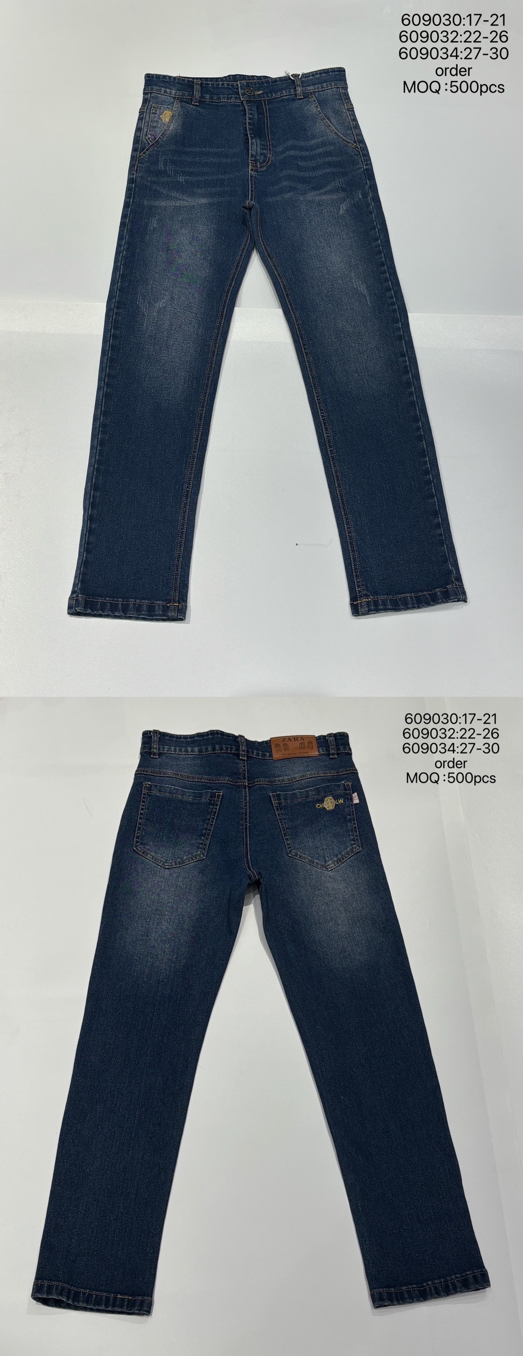 B155 609 牛仔裤 
B155 609 denim jeans
订单 order