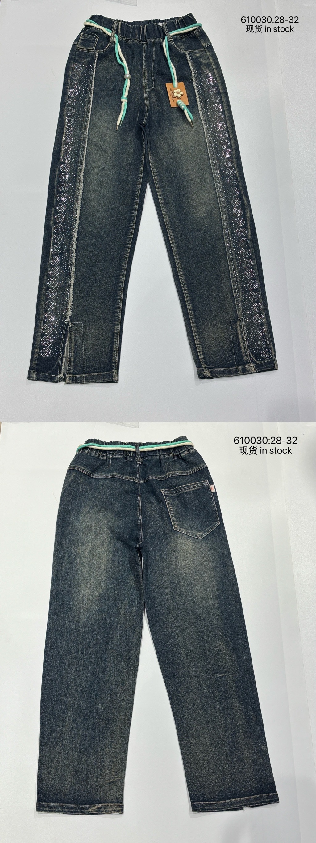 B155 610 牛仔裤 
B155 610 denim jeans
【610030:28-32 ¥30】
【610030:27-31 ¥30】
现货 
in stock