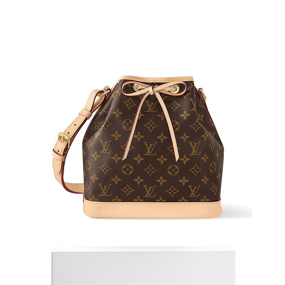 LV 2024新作 レディース ブラウン モノグラム キャンバス ドローストリング クロージャー ハンドバッグ   色: ブラウン