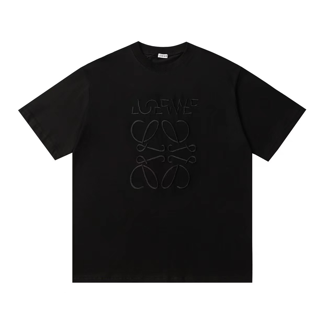【LOEWE 公式旗艦店】（ロエベ）立体刺繍のズレ半袖Tシャツ 男女兼用