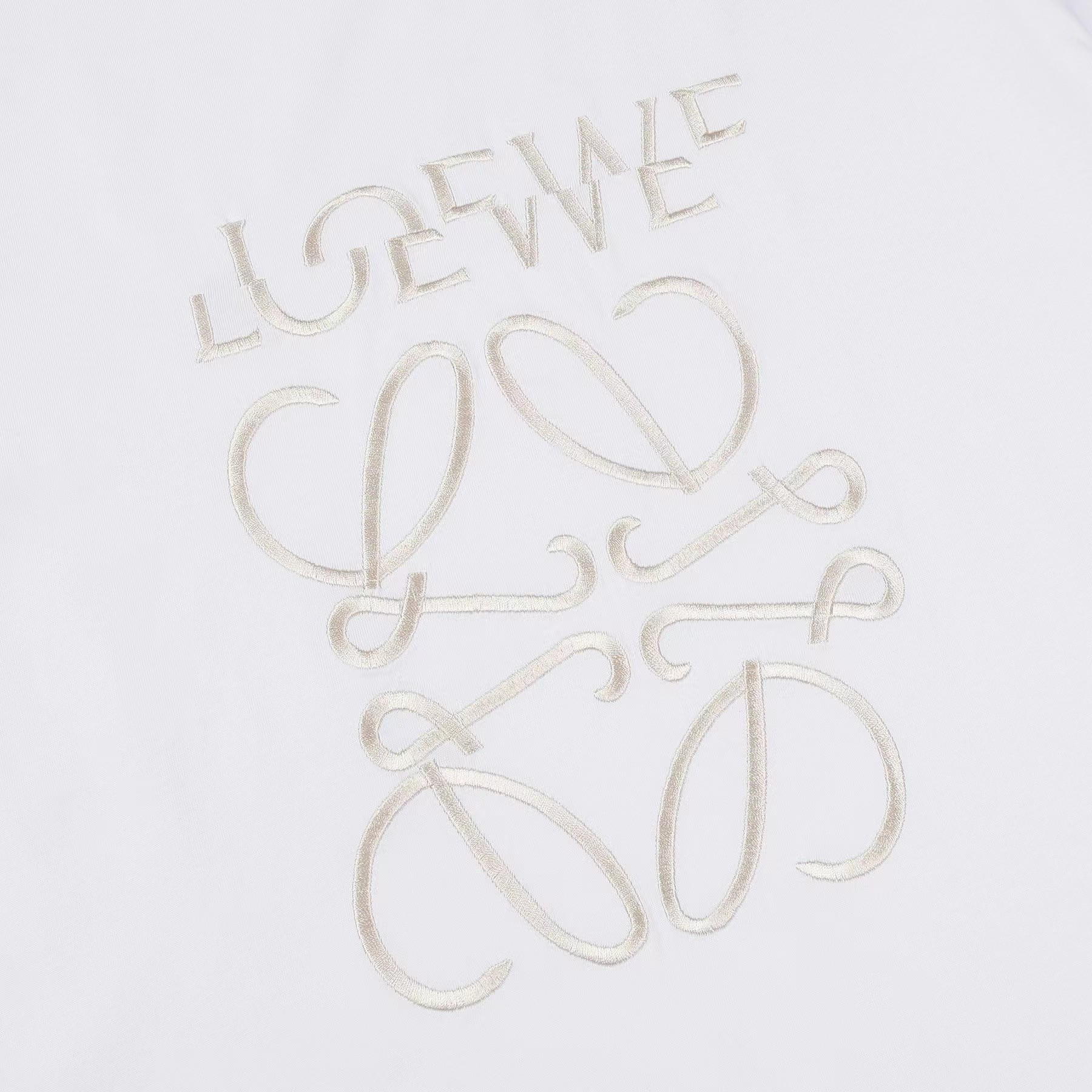 【LOEWE 公式旗艦店】（ロエベ）立体刺繍のズレ半袖Tシャツ 男女兼用