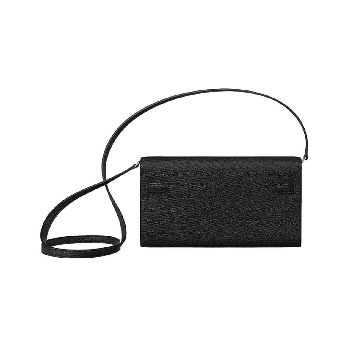 HERMES Kelly Long To Go シルバーバックル エプソムレザー 財布 ハンドバッグ ショルダーバッグ 通常サイズ レディース 