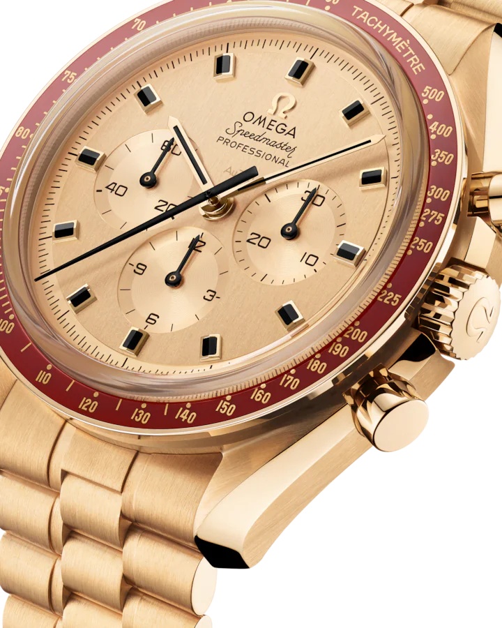 Speedmaste﻿r 50周年モデ﻿ル 42 mm ムーンシャイン™ ゴールド