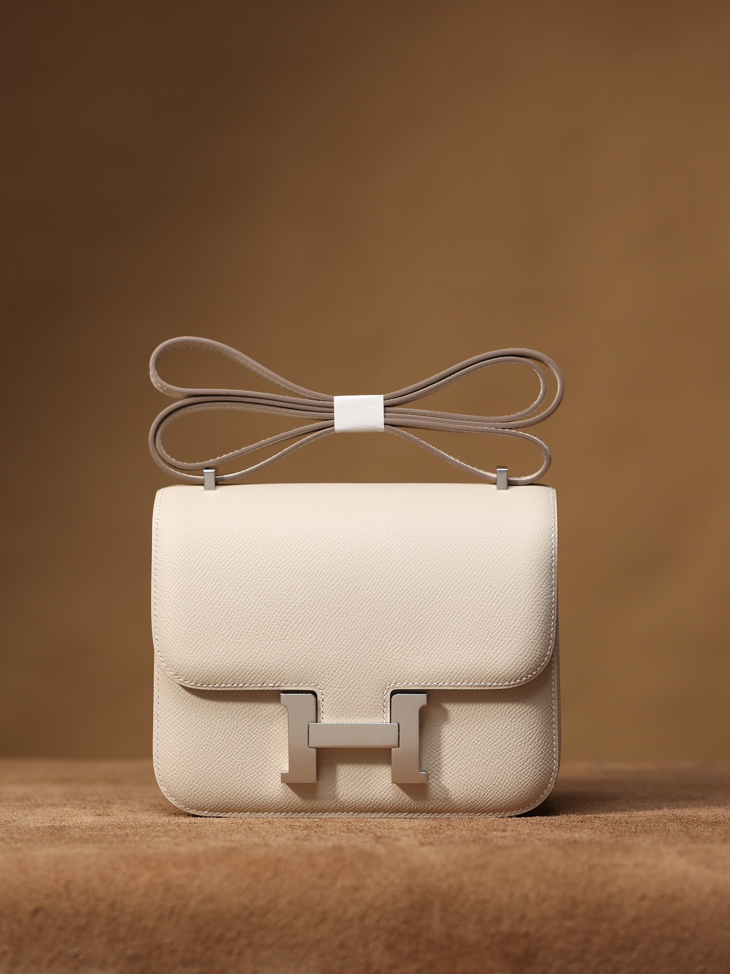 HERMES Constance Slim シルバーバックル エプソムレザー 財布 ハンドバッグ ショルダーバッグ 通常サイズ レディース 