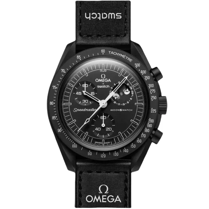 SWATCH x OMEGA 時計 MISSION TO THE MOONPHASE - NEW MOON