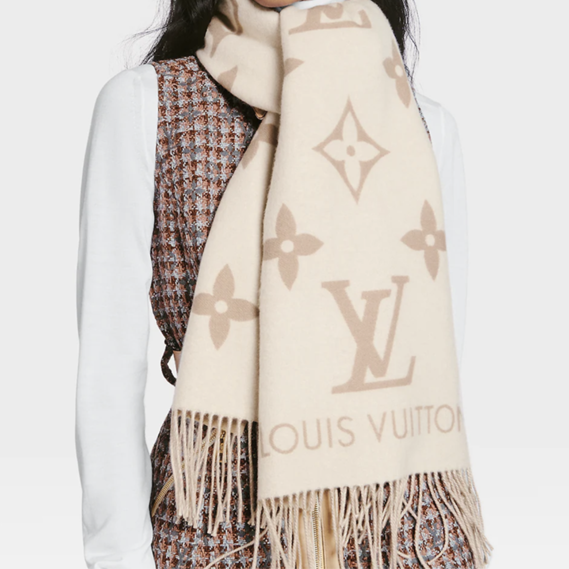 LOUIS VUITTON（ルイヴィトン）ショール・モノグラム スカーフ 3色