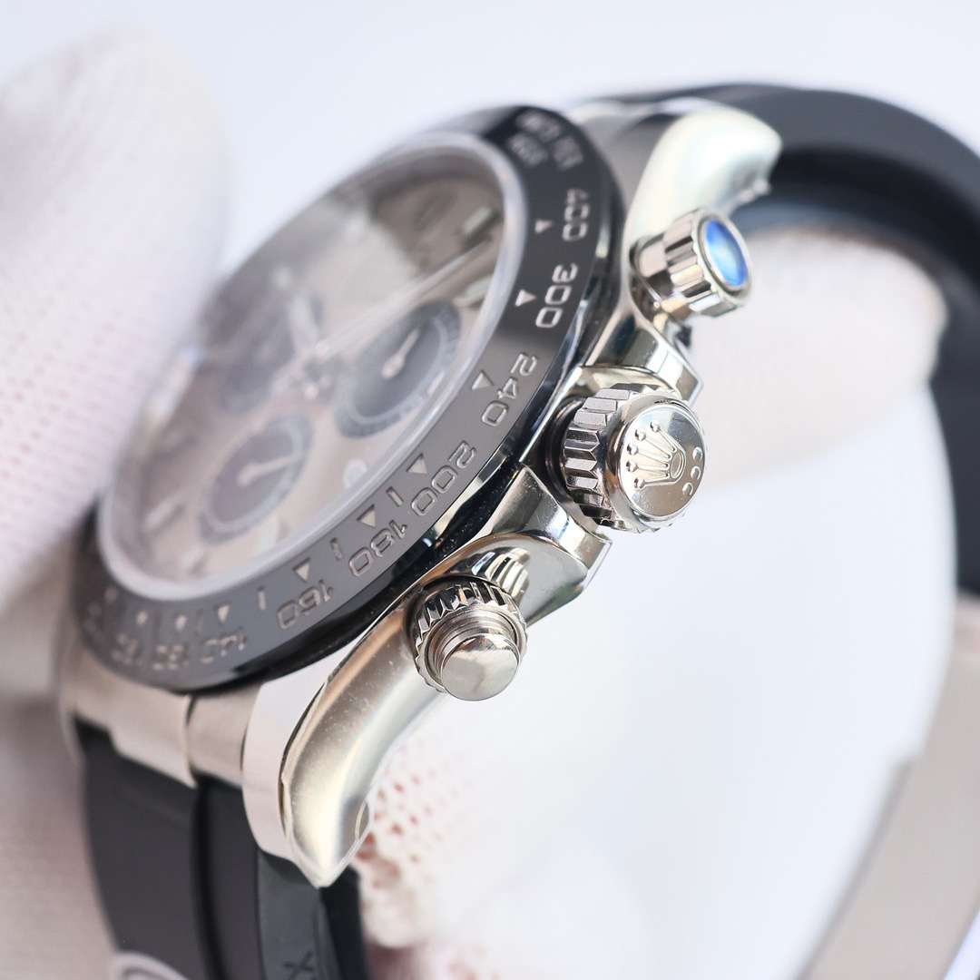 ロレックス・デイトナ グレー＆ホワイトゴールドプレート40mm机械表