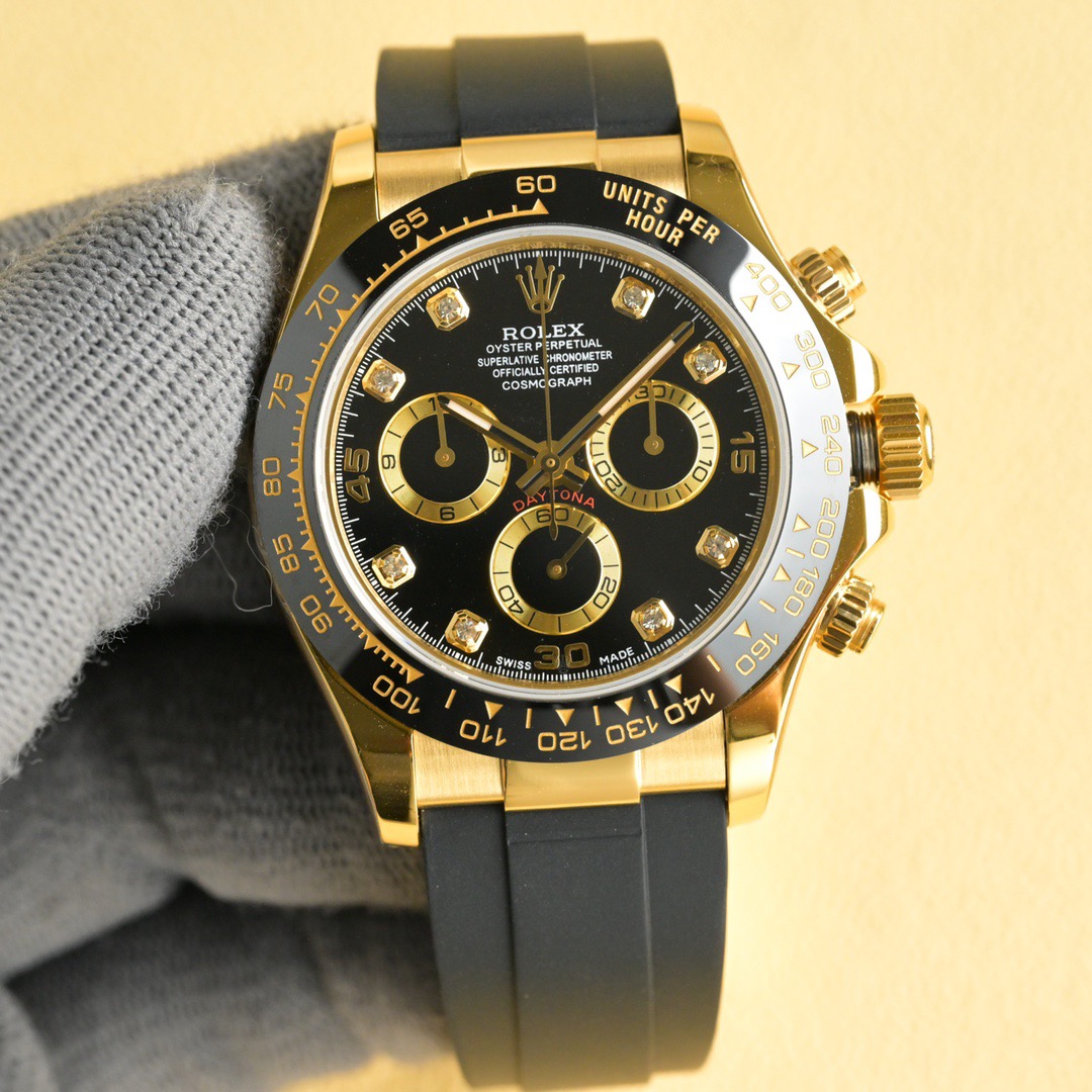 [Copy]ROLEX（ロレックス）機械式腕時計 デイトナ 黒文字盤  40MM 腕時計