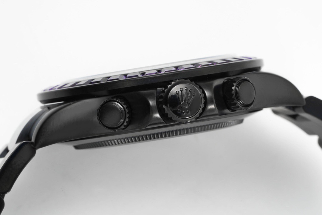 ROLEX（ロレックス）機械式腕時計 デイトナ Daytona パープルダイヤモンド40MM 腕時計 カーボンブラックシリーズ