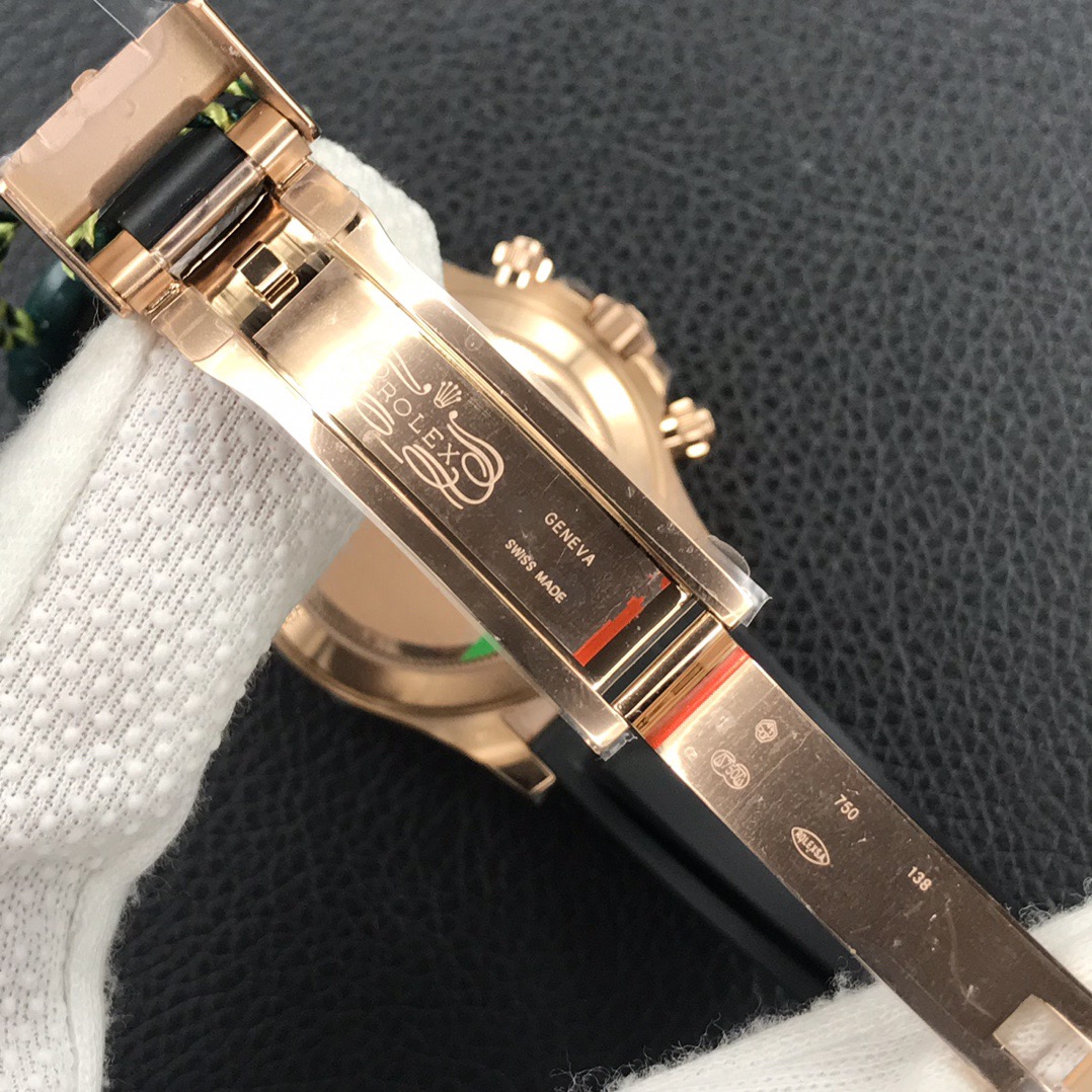 ROLEXロレックス デイトナ メテオライト グレープレート40mm机械表m116519 ローズゴールド