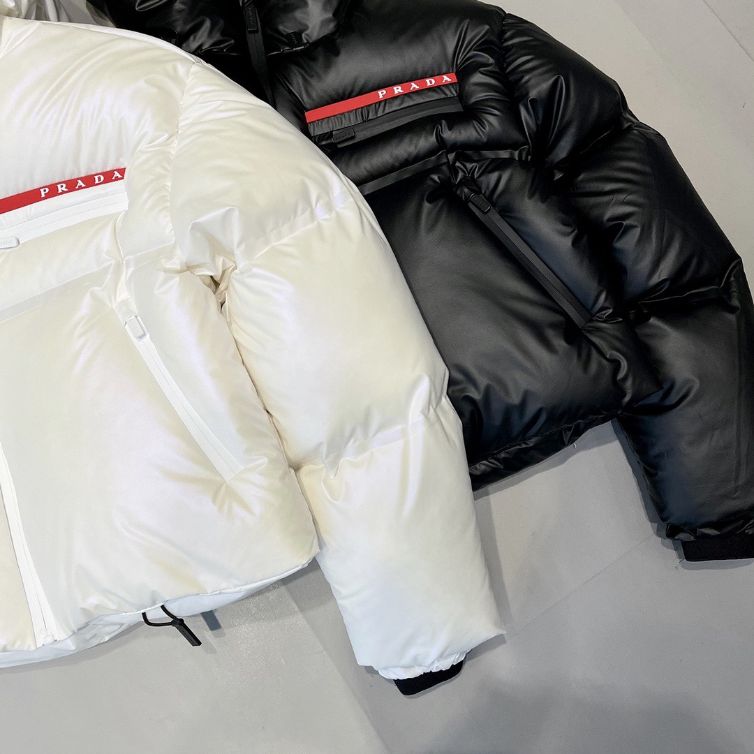 PRADAプラダ 冬のダウンジャケット 旬の新作 90%ホワイトダックダウンユニセックスMONCLER