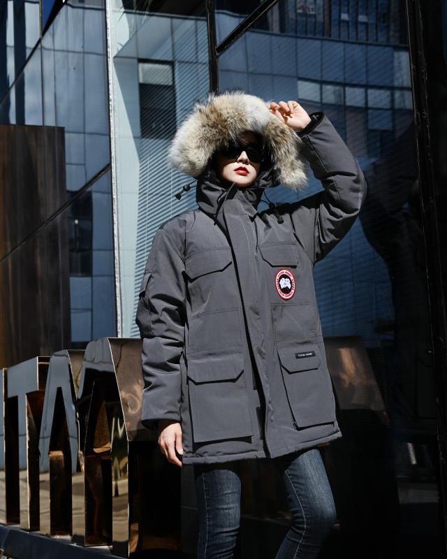 Canada Goose カナダグース 人気モデル08 ホワイトダックダウン ダウンジャケット ユニセックスグラファイトグレー