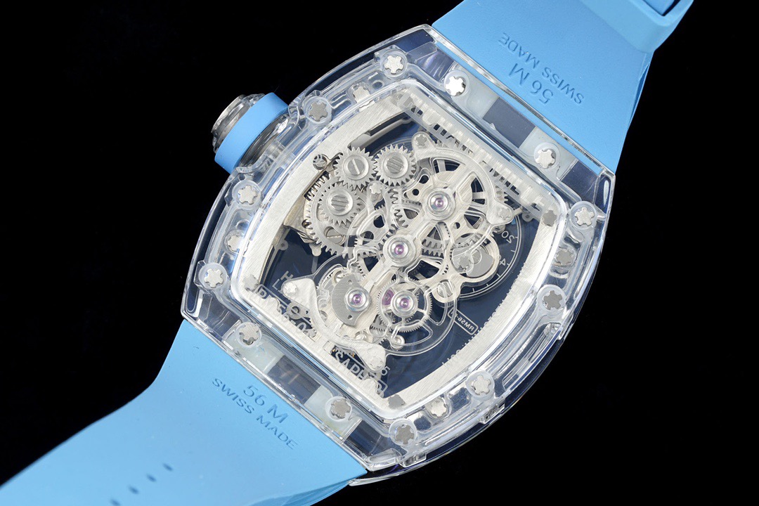 『RICHARD MILLE』リシャール・ミル 腕上の建築家 ブルーサファイアの奇跡 RM 56-01 クリスタル腕時計 機械式時計
