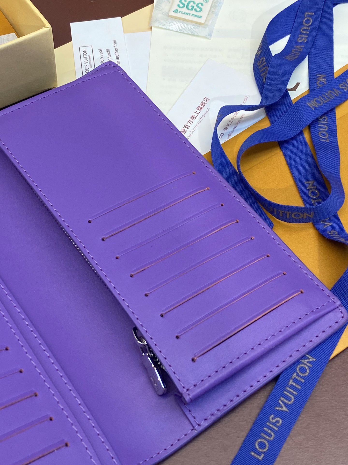 日本完売【LV】 Brazza M14802 アイスブルー M69038 M14788財布