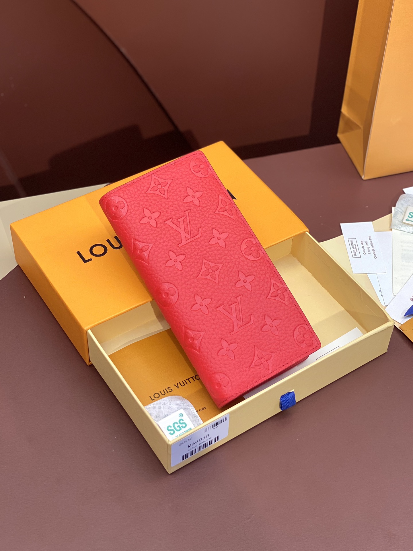 日本完売【LV】 Brazza M14802 アイスブルー M69038 M14788財布