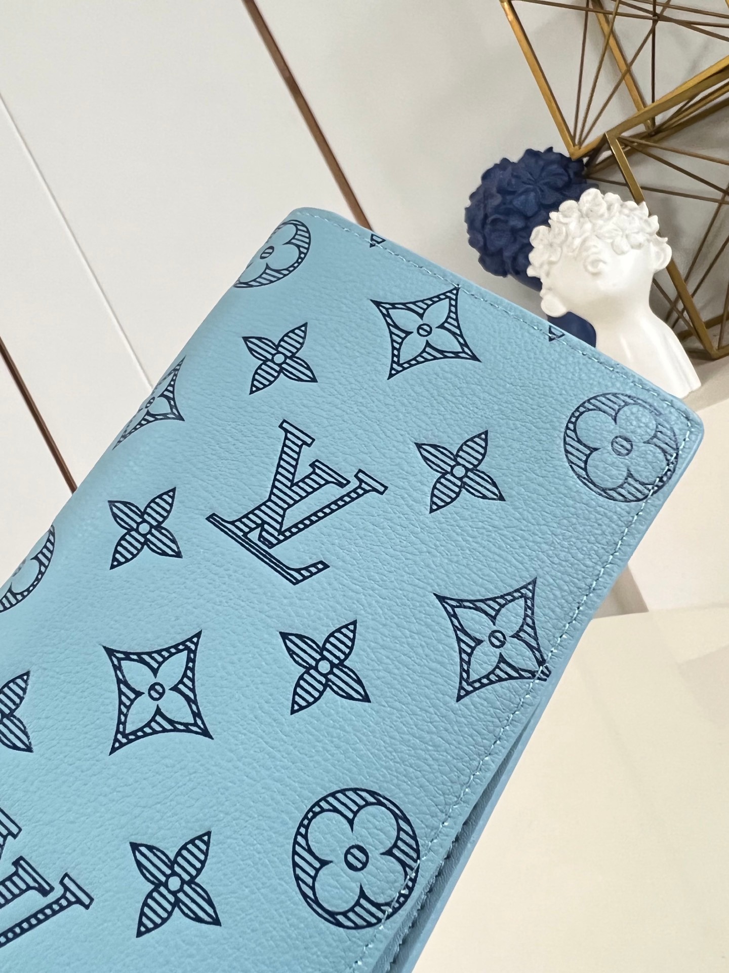 日本完売【LV】 Brazza M14802 アイスブルー M69038 M14788財布