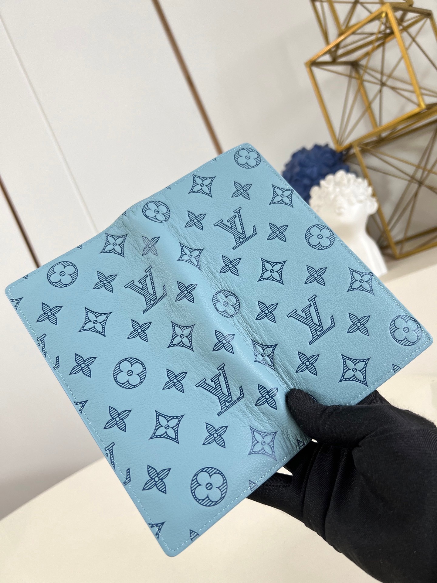 日本完売【LV】 Brazza M14802 アイスブルー M69038 M14788財布