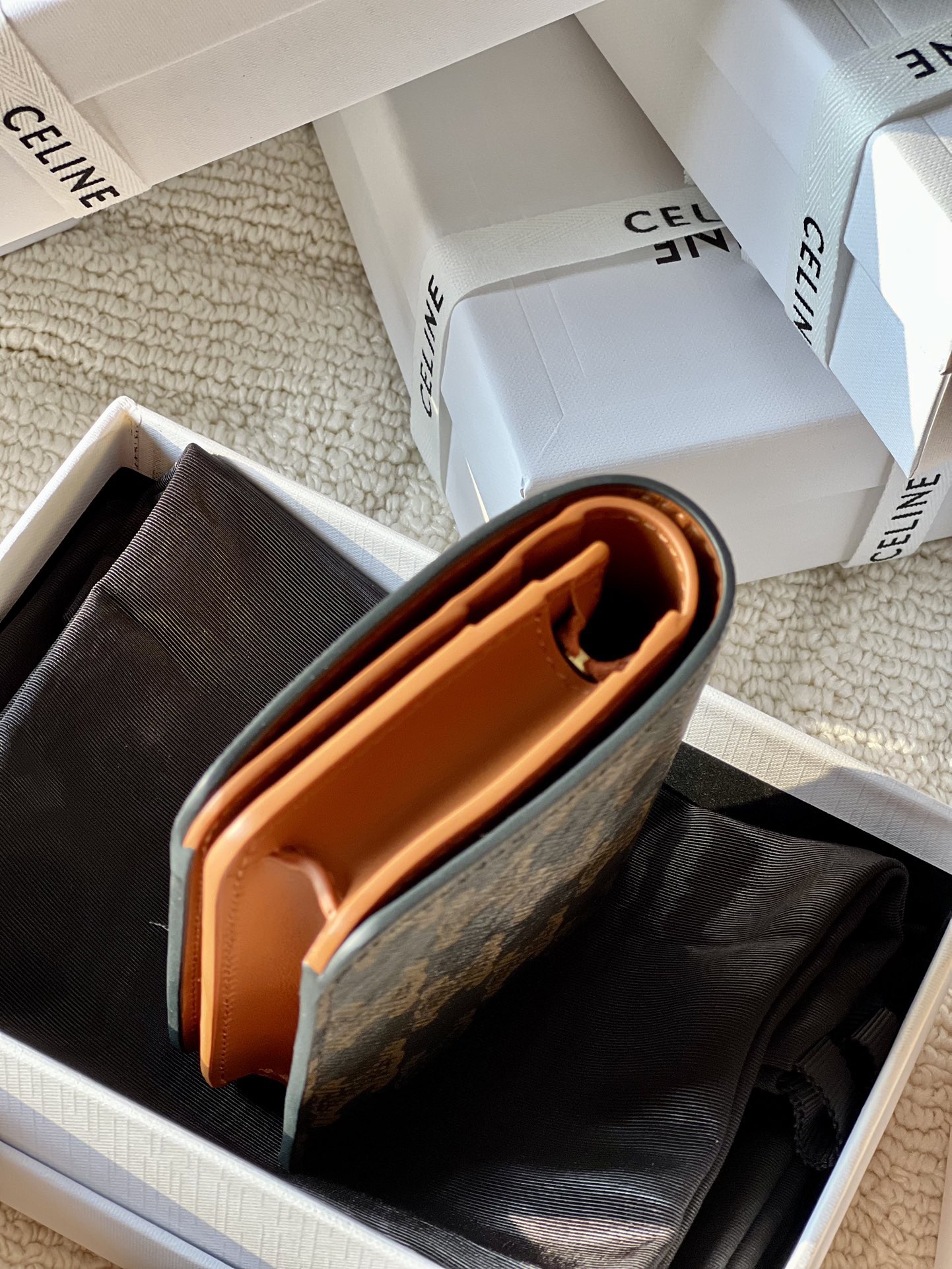 【CELINE】カードホルダー ミニウォレット Giftにも♪TRIOMPHE財布