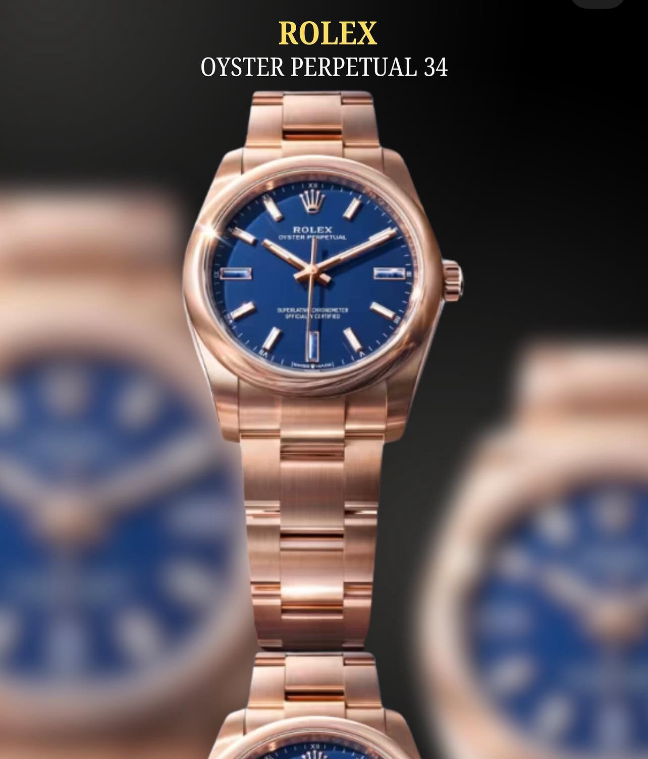 NEW 2026 Rolex OYSTER PERPETUAL 34 ロレックス オイスター パーペチュアル 34mm 機械式腕時計