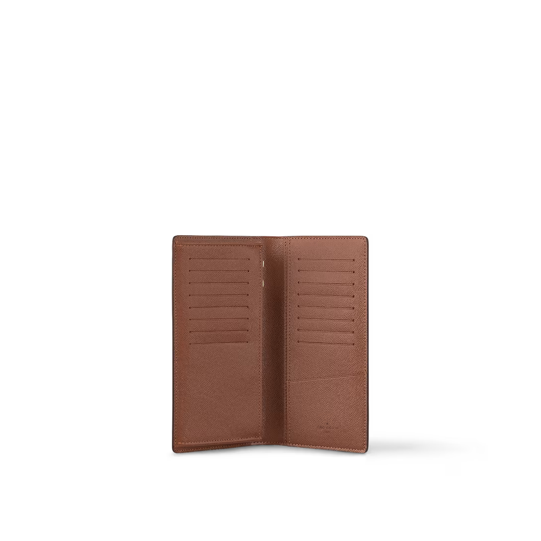 LOUIS VUITTON(ルイヴィトン)ポルトフォイユ・ブラザ-単色プリント