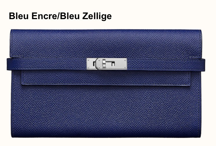 大人の贅沢 ◆Hermes直営店◆グレージュ&ブラック☆長財布 KELLY