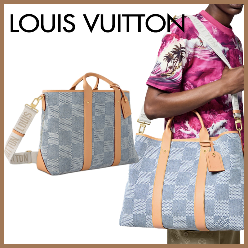 【爽やかな色合い☆】LOUIS VUITTON トートバッグ N40702