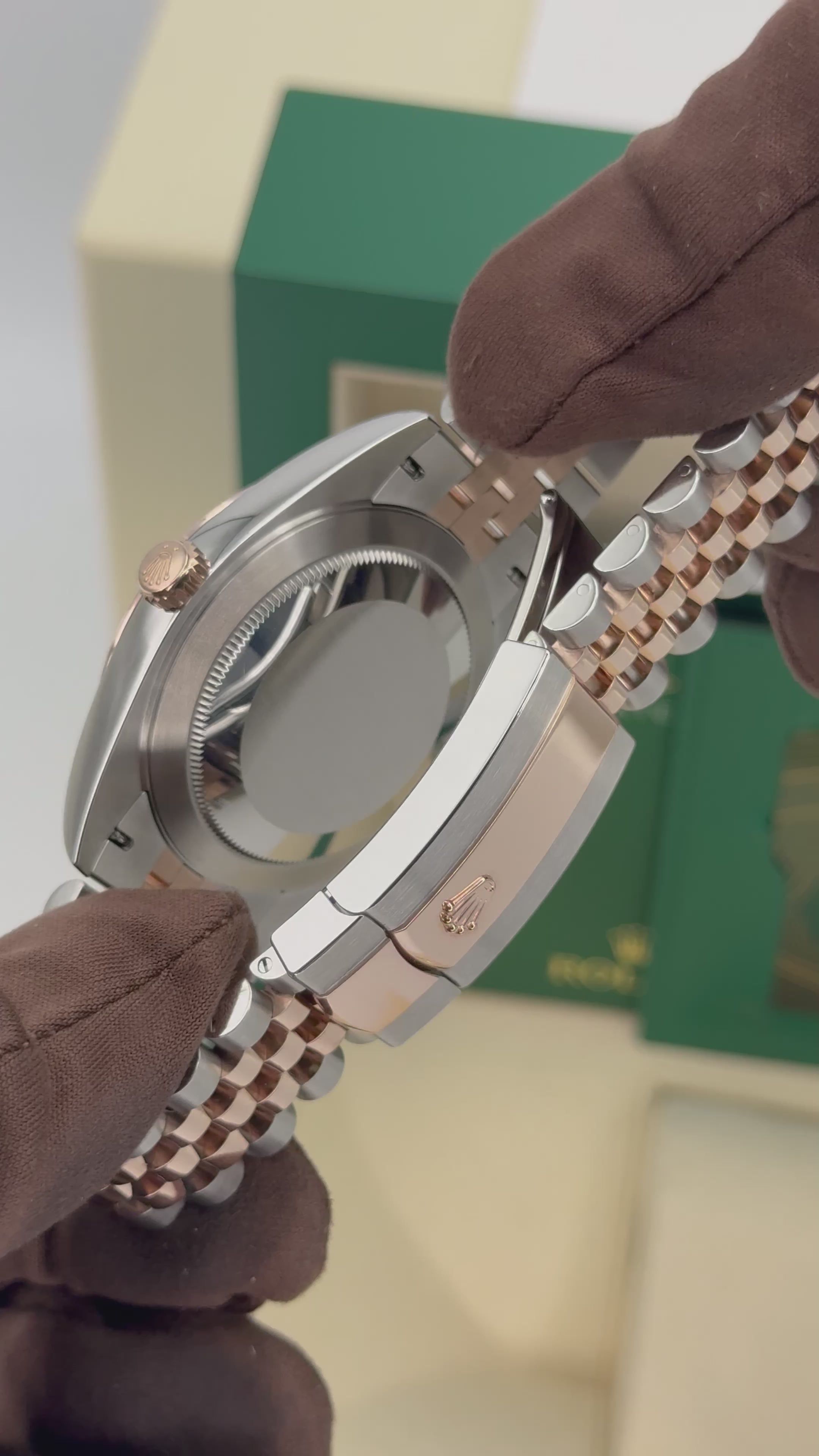 NEW 2024 ロレックス デイトジャスト 41mm 126331 ツートーン ジュビリーサンダスト ダイヤモンドダイヤル