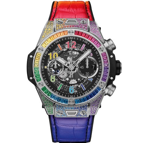 ウブロビッグバン ウニコ チタニウム レインボー 441.NX.1117.LR.0999