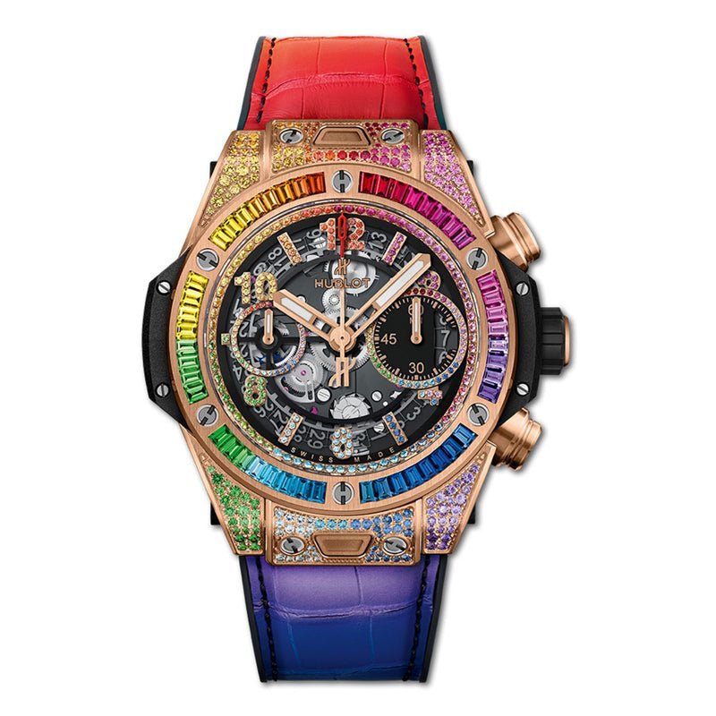 ウブロビッグバン ウニコ キングゴールド レインボー 441.OX.9910.LR.0999