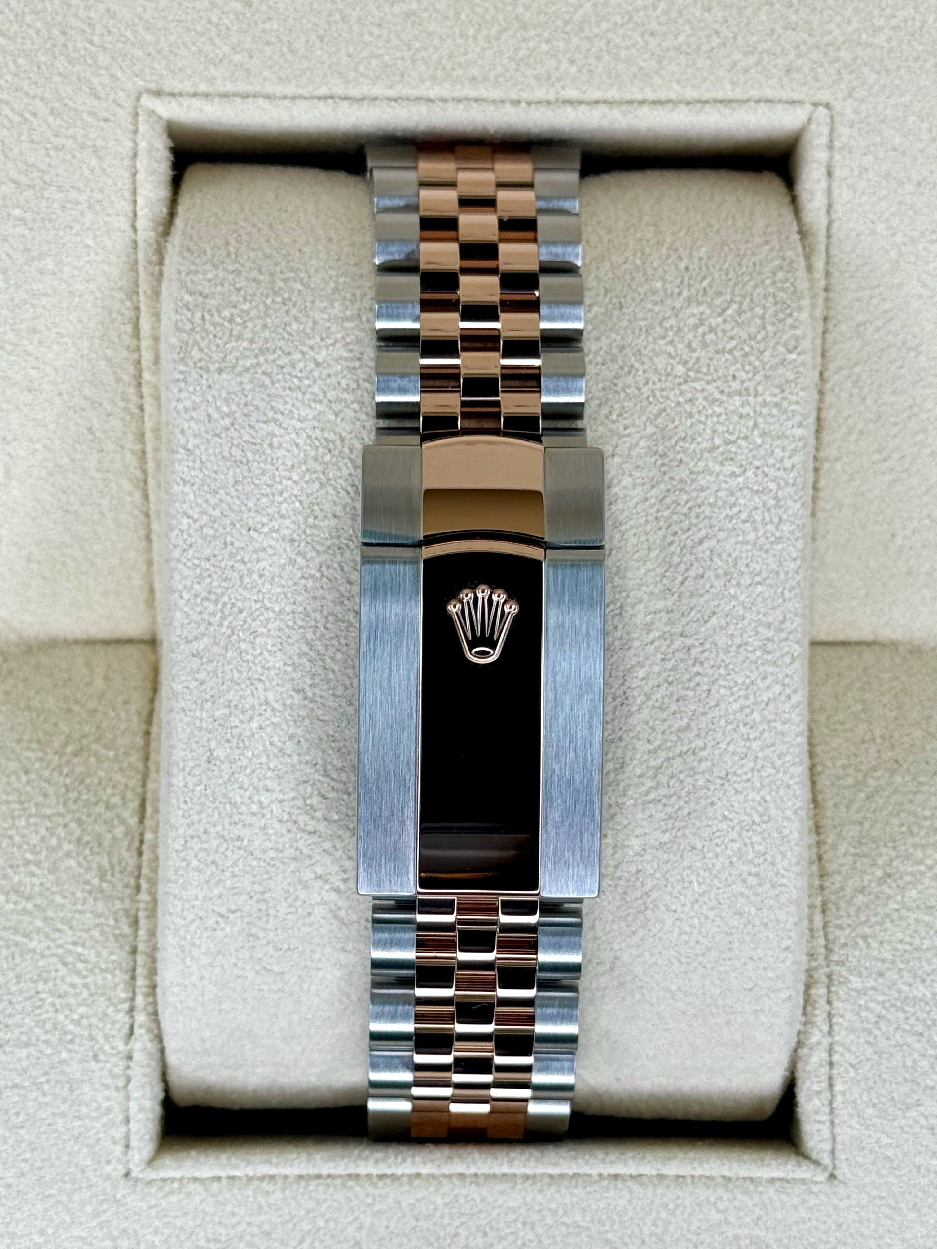 NEW 2024 ロレックス デイトジャスト 41mm 126331 ツートーン ジュビリーサンダスト ダイヤモンドダイヤル