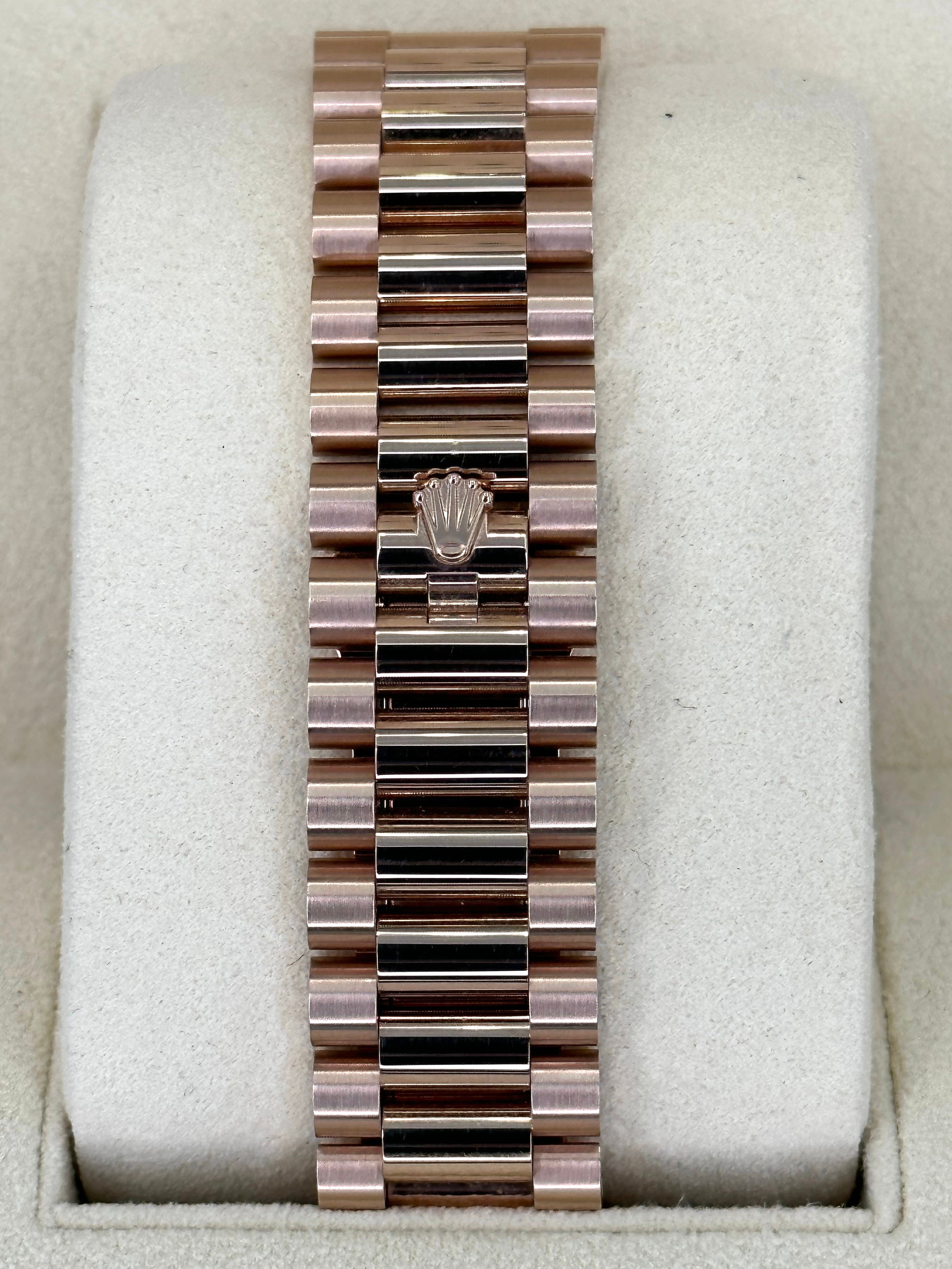 NEW 2024 ロレックス デイデイト 228235 プレジデンシャル ローズゴールド ホワイトダイヤル