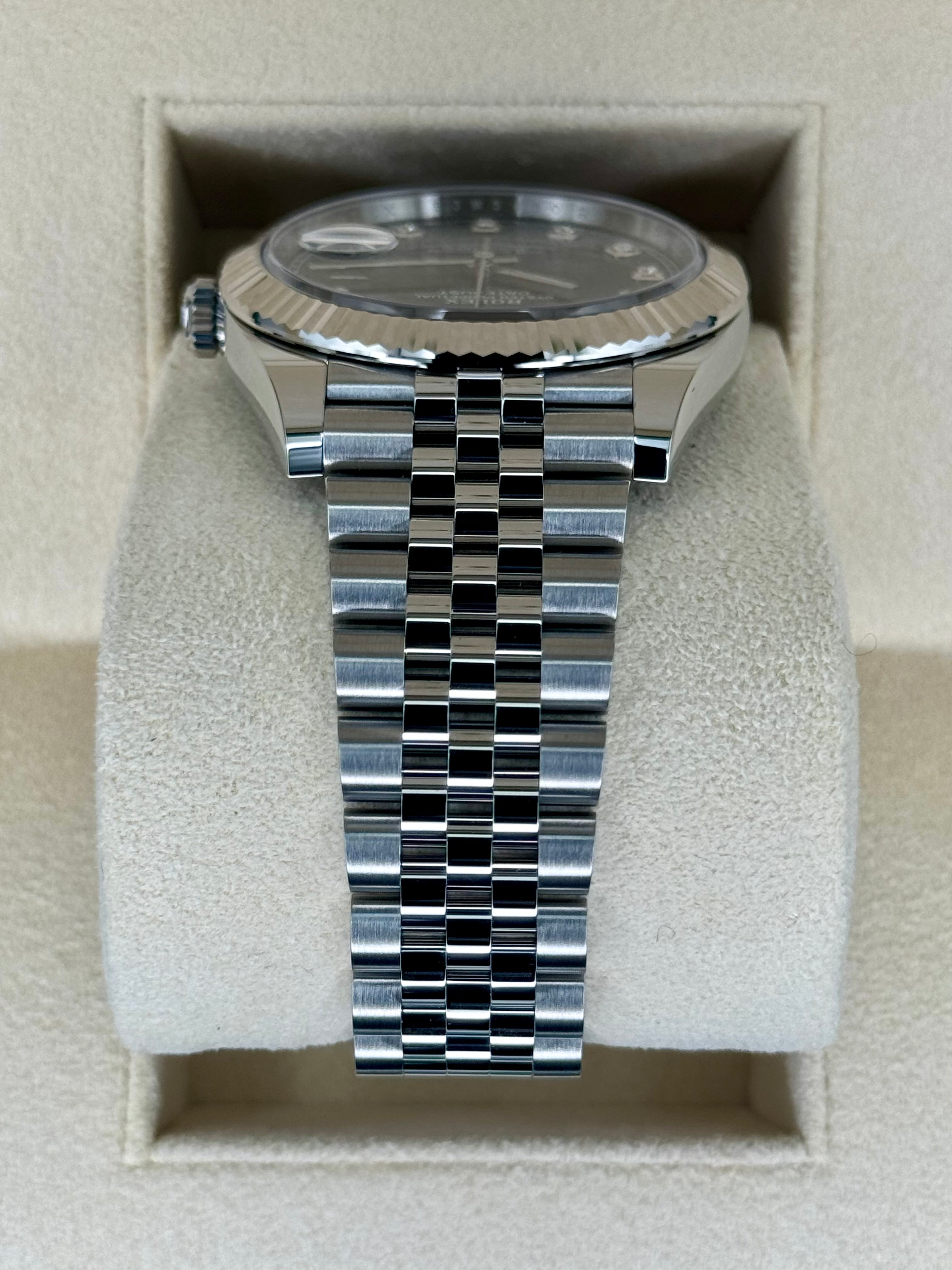 NEW 2025 ロレックス デイトジャスト 41mm 126334 ジュビリーブラックダイヤダイヤル