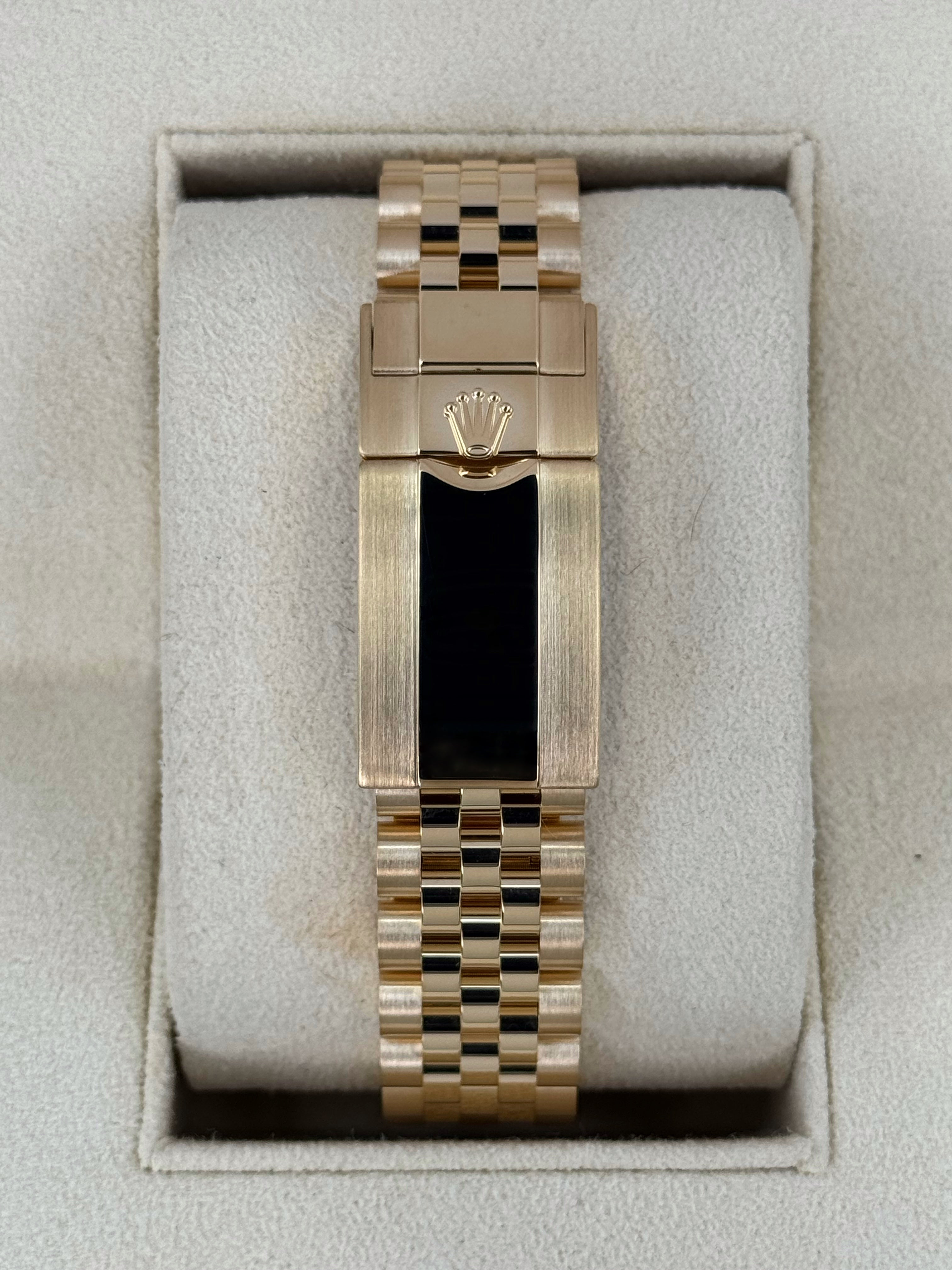 2023 Rolex GMT Master II 40mm 126718GRNR Yellow Gold Jubilee Black Dial