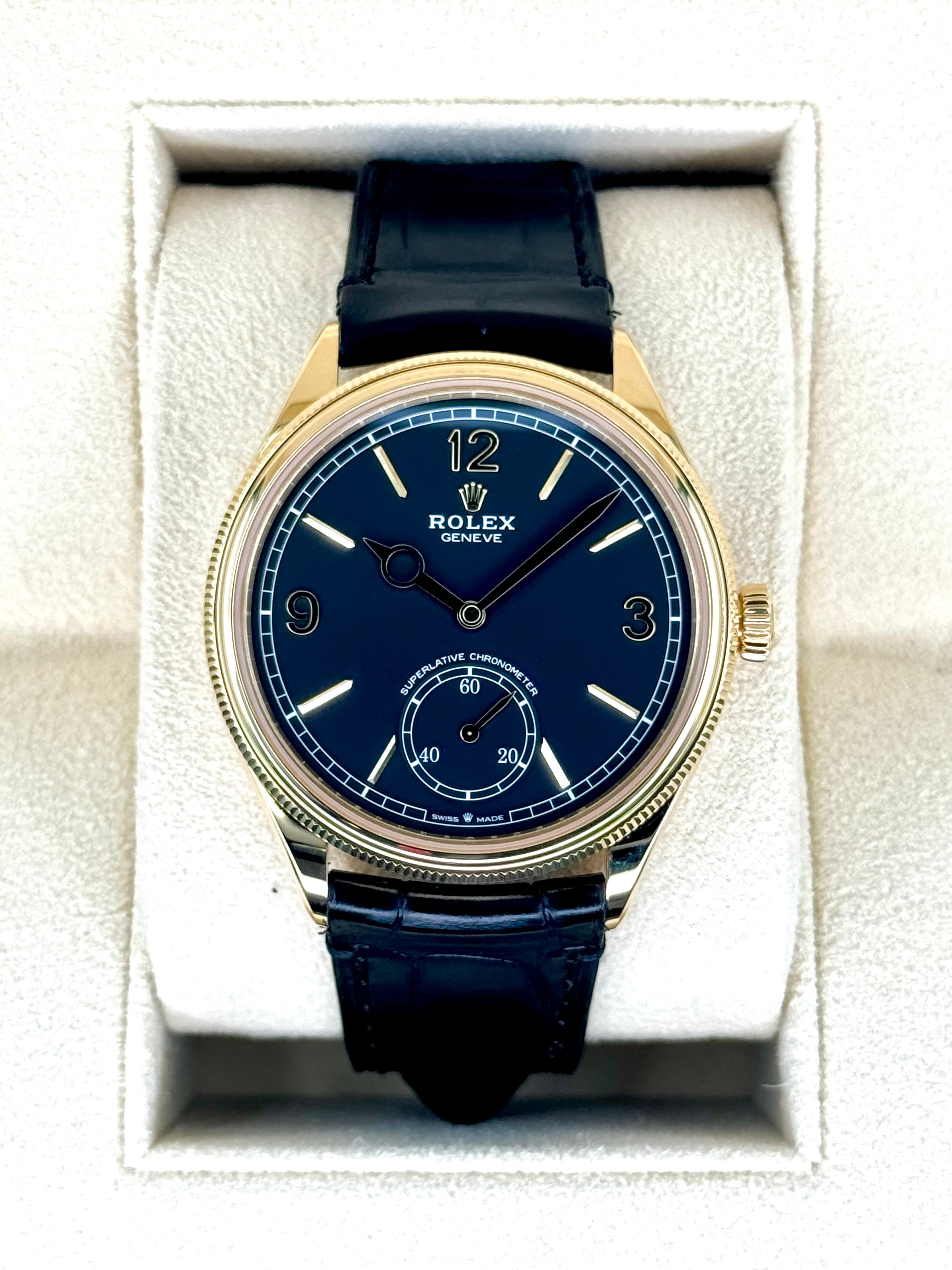 NEW 2024 Rolex 1908 39mm 52508 イエローゴールド ブラックダイヤル