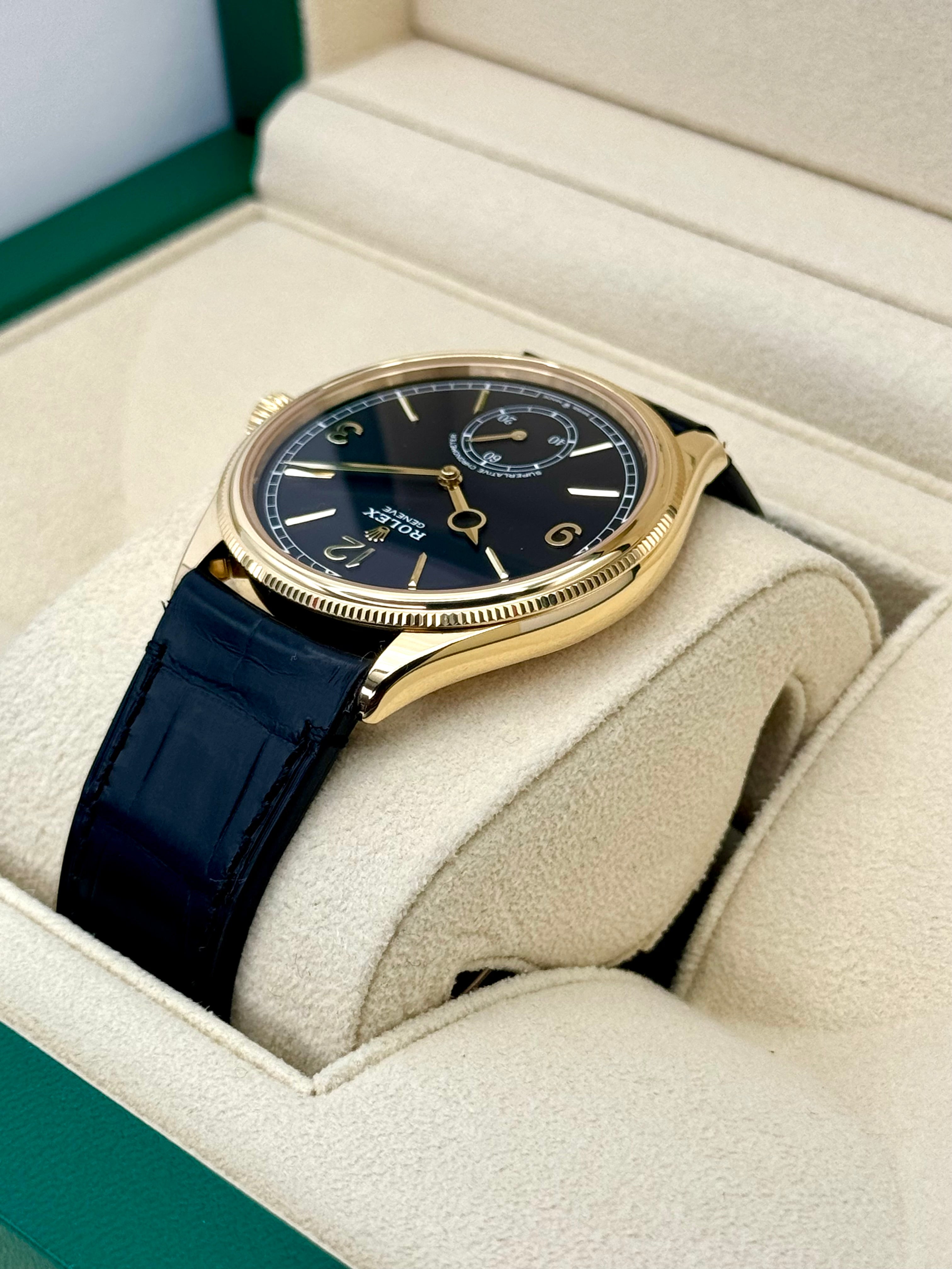 NEW 2024 Rolex 1908 39mm 52508 イエローゴールド ブラックダイヤル