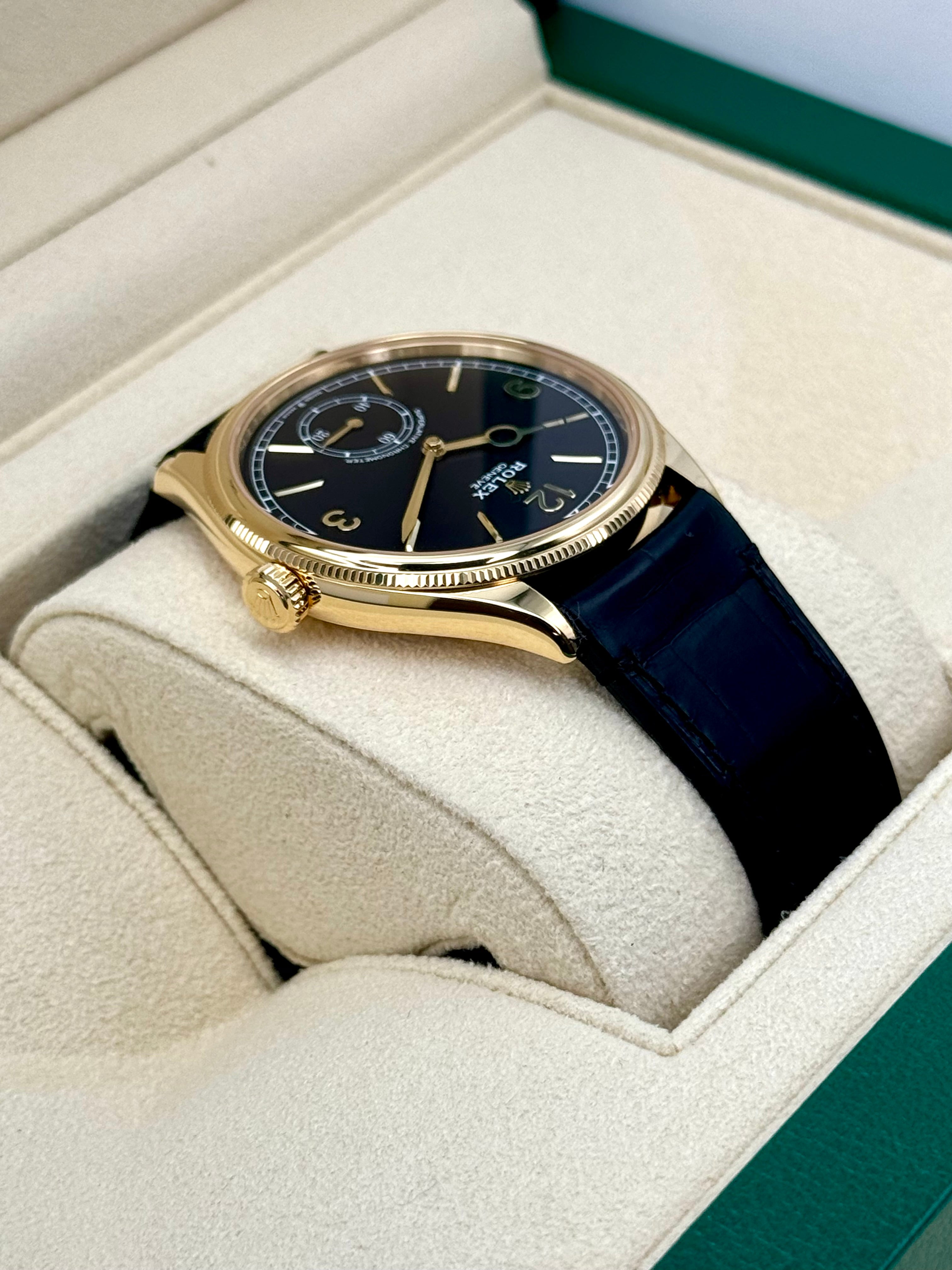 NEW 2024 Rolex 1908 39mm 52508 イエローゴールド ブラックダイヤル